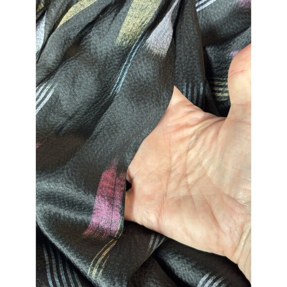 Xirena Tavia Silk Maxi Dress Black Ikat Print Small Halter Neck Pockets Backless - Picture 6 of 11